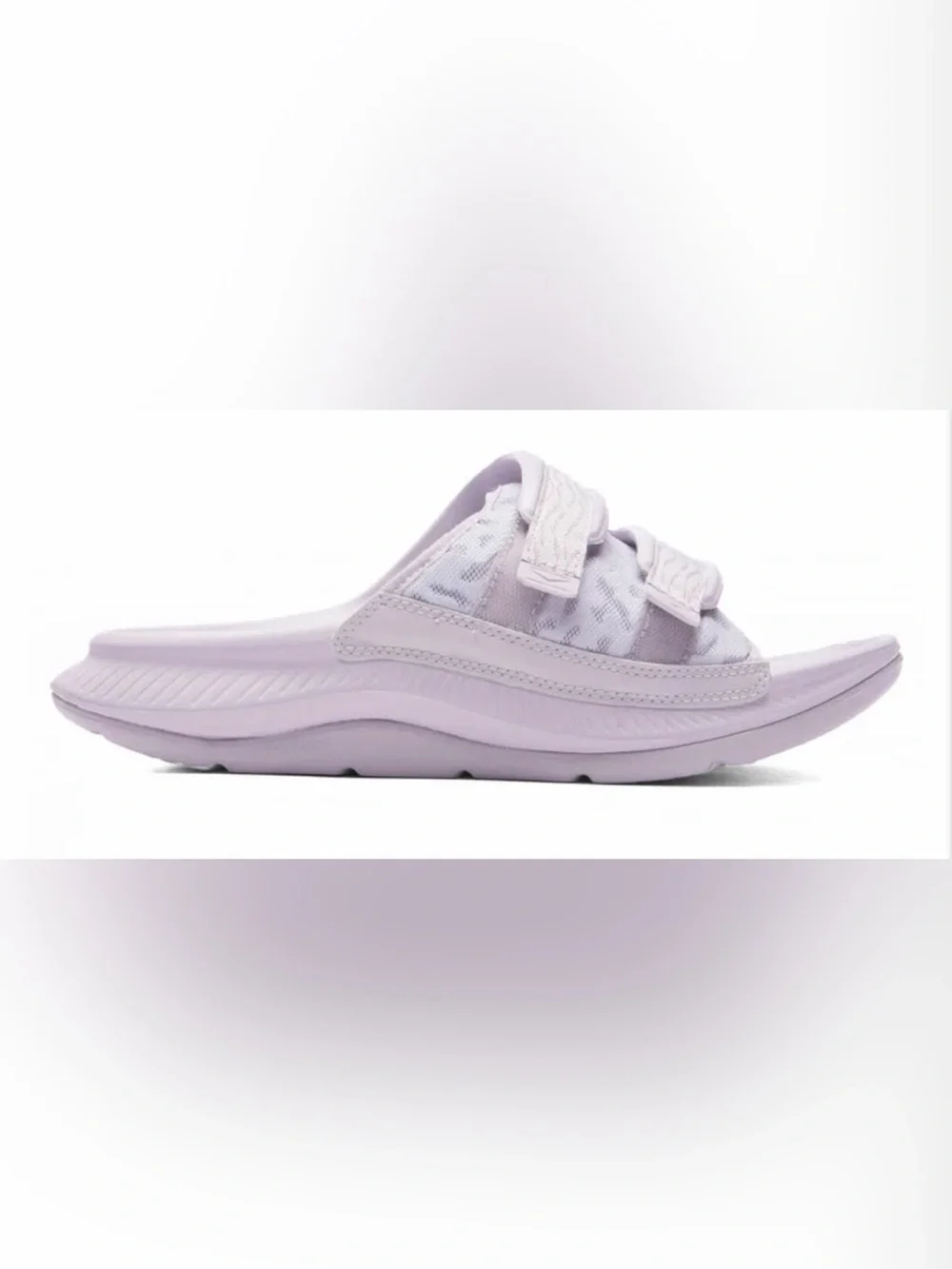 Hoka One One Ora Luxe Mens Size 12 Adjustable Marble Slides!!